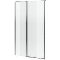 Душевая дверь Excellent Mazo 150 KAEX.3025.1S.1500.LP+KAEX.3025.1D.0650.LP (KAEX.3025.1D.0650.LP+KAEX.3025.1S.1500.LP) профиль Хром стекло прозрачное — фото 1, Душевые двери в нишу