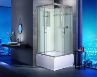 Душевая кабина WeltWasser WW500 Aller 901 90x90 10000003254 профиль Хром стекло прозрачное — фото 2, Душевые кабины