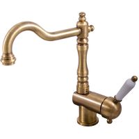 Смеситель для раковины Rav Slezak Labe L508.5/8SM Бронза — фото 1, Смесители