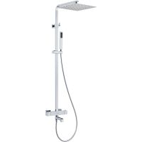 Душевая система Berges Kalisto 3S 075023 с термостатом Хром — фото 1, Душевые стойки