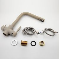 Смеситель для кухни Frap H52 F4352-20 Бежевый — фото 7, Смесители для кухни