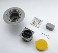 Душевой трап Gappo G81010-51 с решеткой Сатин — фото 5, Трапы для душа