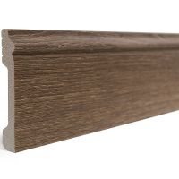 Плинтус Decor-Dizayn 005-92SH 2400x13x79 мм — фото 1, Плинтуса напольные