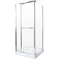 Душевой уголок Ceruttispa 90x90 MIMI ZQ91T 7705 профиль Хром стекло прозрачное — фото 2, Квадратные душевые уголки