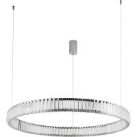 Подвесной светильник Divinare Renata 1135/02 SP-48 Прозрачный Хром — фото 1, Подвесные светильники