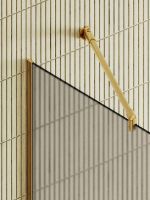 Товар: Душевая перегородка Maybah Glass MGD-710-3у 1090x1950 в узком профиле Золото стекло бронзовое матовое - фото 7 Душевая перегородка Maybah Glass MGD-710-3у 1090x1950 в узком профиле Золото стекло бронзовое матовое — фото 7, Душевые перегородки