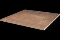 Ступень Ceramika Paradyz Scandiano Rosso Stopnica Prosta 30х30см — фото 1, Ступени и клинкер