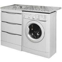 Тумба под раковину Runo Орион 120 УТ000003442 Белая — фото 5, Тумбы под раковину