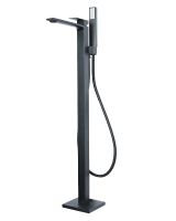 Товар: Смеситель для ванны Orange Lutz M04-336b Черный матовый - фото 2 Смеситель для ванны Orange Lutz M04-336b Черный матовый — фото 2, Смесители