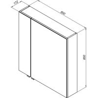 Товар: Зеркальный шкаф Aquanet Алвита 80 R 235342 Белый - фото 5 Зеркальный шкаф Aquanet Алвита 80 R 235342 Белый — фото 5, Зеркальные шкафы в ванную