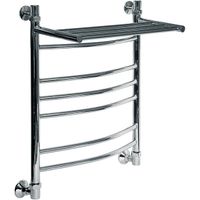 Водяной полотенцесушитель Ника Arc ЛД/ВП (г2) 60x50 с полкой Хром — фото 2, Водяные полотенцесушители