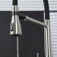 Смеситель для кухни Gappo G4399-75 Сатин Черный — фото 7, Смесители для кухни