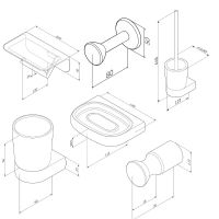 Набор аксессуаров для ванной AM.PM Sensation AK30D0306W Хром — фото 49, Наборы аксессуаров для ванной комнаты