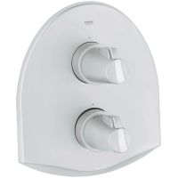 Смеситель для душа Grohe Chiara 19159RR0 с термостатом Велюровый хром — фото 1, Смеситель для душа