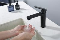 Смеситель для раковины Splenka S222.10.06 Черный матовый — фото 10, Смесители для раковины