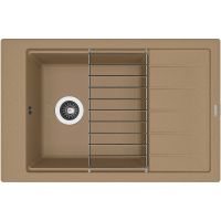 Кухонная мойка Florentina Липси-780Р 20.275.D0780.306 Капучино — фото 1, Кухонные мойки