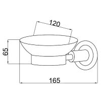 Мыльница Boheme Murano 10903-B-G Золото Черная — фото 2, Мыльницы