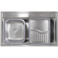 Кухонная мойка Kaiser KSM-7848 Сталь — фото 1, Кухонные мойки