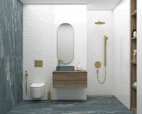 Товар: Керамическая плитка Gravita Polar White Across настенная 30х90 см - фото 2 Керамическая плитка Gravita Polar White Across настенная 30х90 см — фото 2, Керамическая плитка