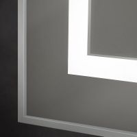 Зеркало BelBagno Kraft 90 SPC-KRAFT-900-800-SENS-AL с подсветкой Сатин с сенсорным выключателем — фото 5, Зеркала в ванную комнату
