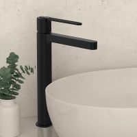 Товар: Смеситель для раковины Vincea Rondo VBF-1R2MB Черный матовый - фото 2 Смеситель для раковины Vincea Rondo VBF-1R2MB Черный матовый — фото 2, Смесители для раковины