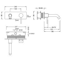Смеситель для раковины Timo Saona 2371/03SM Черный — фото 2, Смесители