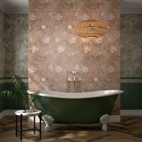 Керамическое панно Kerama Marazzi Магнолия 2 матовый (из 4 плиток) VT\B413\4x\11037R 60х120 см — фото 2, Керамическая плитка