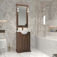 Товар: Тумба под раковину Opadiris Риспекто 55 00-00005752 Орех антикварный - фото 4 Тумба под раковину Opadiris Риспекто 55 00-00005752 Орех антикварный — фото 4, Мебель для ванной