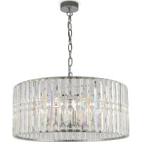 Люстра Maytoni Neoclassic Facet MOD094PL-08CH Прозрачная Хром — фото 1, Люстры