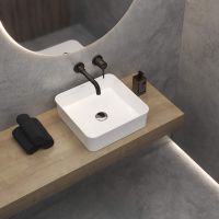 Раковина-чаша Berges Ego SL 38 181010 Белая глянцевая — фото 3, Раковины