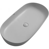 Товар: Раковина-чаша Abber Bequem 80 AC2110MLG Светло-серая матовая - фото 3 Раковина-чаша Abber Bequem 80 AC2110MLG Светло-серая матовая — фото 3, Раковины