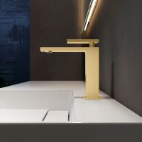 Товар: Смеситель для раковины Vincea Dice VBF-2DS1BG Брашированное золото - фото 2 Смеситель для раковины Vincea Dice VBF-2DS1BG Брашированное золото — фото 2, Смесители