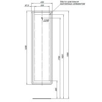 Шкаф пенал Aquanet Оптима 45 335438 подвесной Белый — фото 9, Пеналы для ванной комнаты