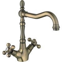 Смеситель для кухни Frap H19-4 F4019-4 Бронза — фото 1, Смесители для кухни