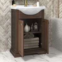 Товар: Тумба под раковину Opadiris Риспекто 55 00-00007073 Орех антикварный - фото 3 Тумба под раковину Opadiris Риспекто 55 00-00007073 Орех антикварный — фото 3, Мебель для ванной