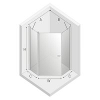 Товар: Душевой уголок New Trendy New Soleo Chrome 90х90 K-0607 профиль Хром стекло прозрачное - фото 7 Душевой уголок New Trendy New Soleo Chrome 90х90 K-0607 профиль Хром стекло прозрачное — фото 7, Душевые уголки