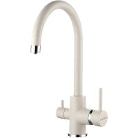 Смеситель для кухни Paulmark Essen Es213211-328 Бежевый — фото 1, Смесители для кухни