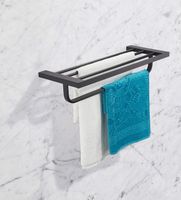 Товар: Полка для полотенец Milacio Ultra MCU.955.MB Чёрная матовая - фото 3 Полка для полотенец Milacio Ultra MCU.955.MB Чёрная матовая — фото 3, Полки для полотенец