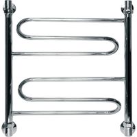 Водяной полотенцесушитель Ника Curve ЛZ 60x60 Хром — фото 1, Водяные полотенцесушители