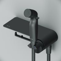Гигиенический душ со смесителем AM.PM Func F0H8F922 Черный матовый — фото 8, Душевое оборудование. Душевая программа