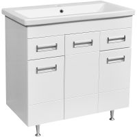 Тумба под раковину Stella Polar Фиора 80 SP-00000213 Белая — фото 1, Тумбы под раковину