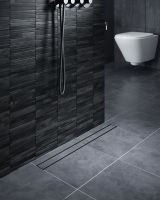 Душевой лоток Timo Drain System 80 DS230208/03 с Черной матовой решеткой / под плитку — фото 2, Душевые лотки