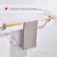 Полотенцедержатель Raglo R300.01.03 Золото матовое — фото 3, Полотенцедержатели