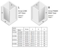 Товар: Душевая дверь New Trendy New Varia Black 90 D-0277A профиль Черный стекло прозрачное - фото 8 Душевая дверь New Trendy New Varia Black 90 D-0277A профиль Черный стекло прозрачное — фото 8, Душевые двери в нишу