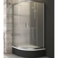 Душевой уголок Ravak Blix BLCP4-90 Sabina 90x90 3B270U40ZG профиль Сатин стекло Grape — фото 1, Душевые уголки четверть круга