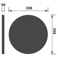 Товар: Розетка потолочная Перфект B3005 398x50x398 мм - фото 3 Розетка потолочная Перфект B3005 398x50x398 мм — фото 3, Розетки потолочные