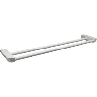 Полотенцедержатель WasserKRAFT Kammel K-8340W двойной Белый матовый — фото 1, Полотенцедержатели