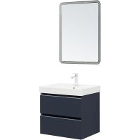 Тумба под раковину Aquanet Вега 60 329589 подвесная Маренго — фото 16, Тумбы под раковину