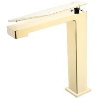 Смеситель для раковины Boheme Q 142-GG.2 Золото — фото 1, Смесители