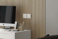 Модульная панель Acupan Krallen AP122505.95 Эльм натуральный 2760х122х12 мм — фото 3, Панели